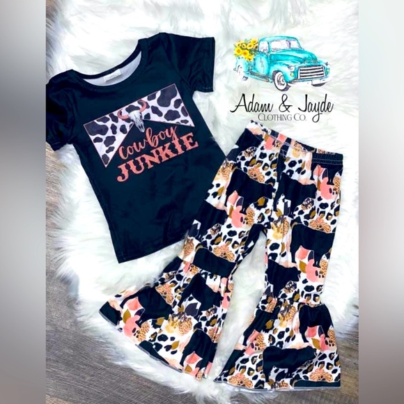 NEW TODDLER WESTERN BOUTIQUE SET 2t - Picture 1 of 1
